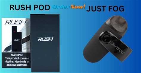 Rush Podjust Fog Pod Kit All Refiablewith Free Vgog 30ml Flavour