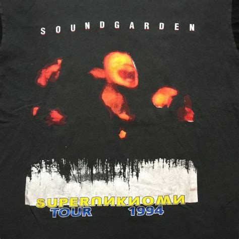 1994 Soundgarden Superunknown Tour T-shirt | Etsy | Vintage band t ...