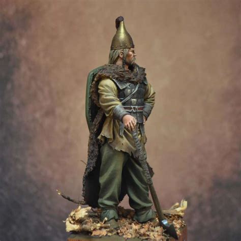 Figurine de guerrier Celte 4ème siècle après JC Art Girona 75MM