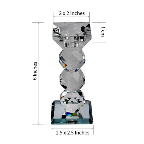 Gemcut Premium Crystal Glass Votive Candle Holder Stand Ehomemart