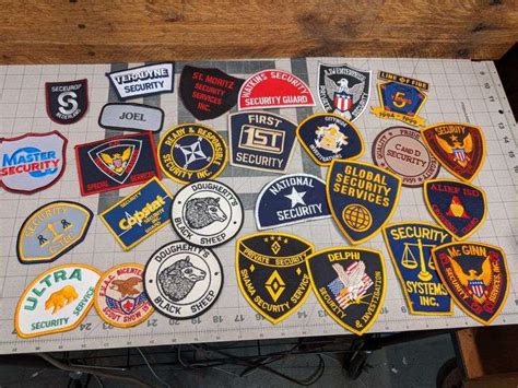 Security Guard Uniform Patches - Bid On Estates Auction Services