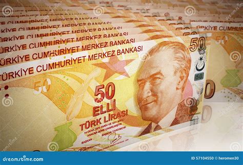 10 Turkish Lira Stock Image 58420177