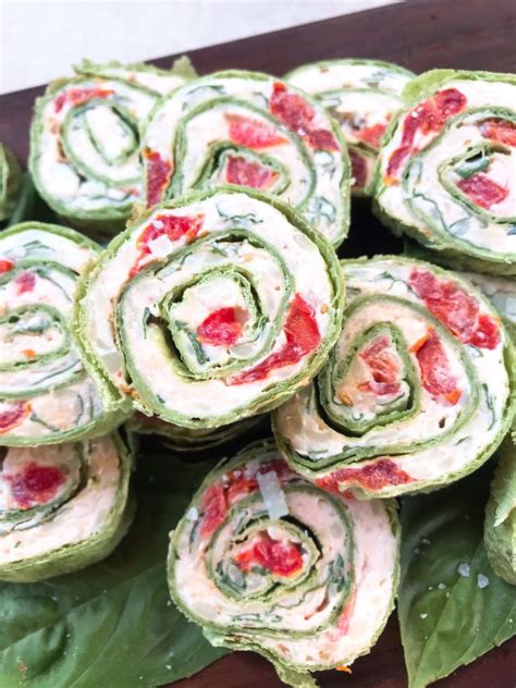 Caprese Pinwheel Roll Ups Three Olives Branch