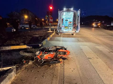 Kastamonu da motosiklet kazasında sürücü hayatını kaybetti Son Dakika