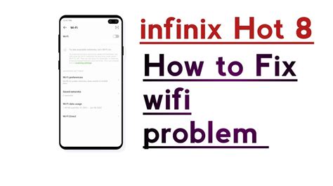 Infinix Hot How To Fix Wifi Problem Youtube
