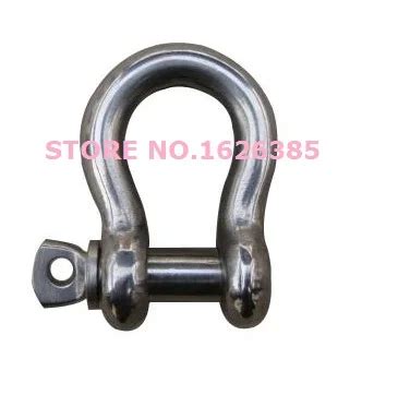 M25 304 Aço inoxidável bow manilha Marinha anchor bolt U arco fastner