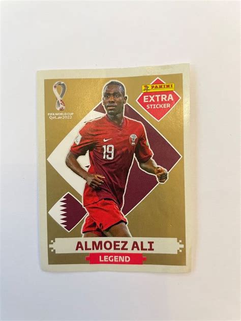 Almoez Ali Gold Extra Sticker Panini WM 2022 Katar Kaufen Auf Ricardo