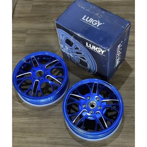 Jual Velg Cnc Luigy CS03 Model Marus Blue Series Velg Vespa Sprint Velg