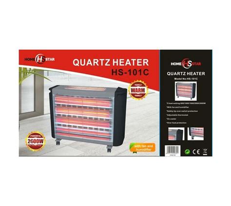 HS101C Homestar Quartz Heater 2600W with Fan and Humidifier | Makro