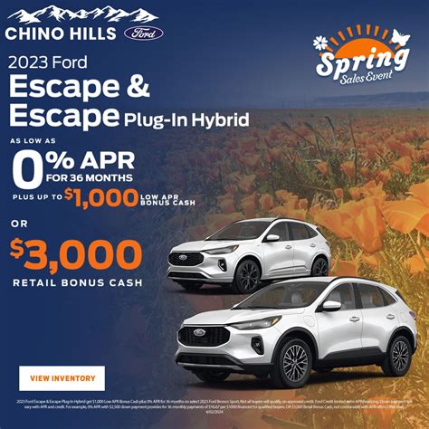 New Vehicle Specials Chino Hills Ford