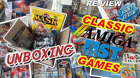 CLassic Amiga Atari ST Games Nostalgie Pur UNBOXING 18 Games