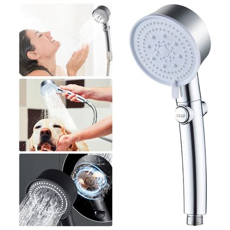 Multi Functional High Pressure Shower Head With 6 Modes High Pressure