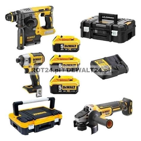 Zestaw COMBO DCH273 DCG405 DCF887 3x5 0Ah DCK305P2T DEWALT