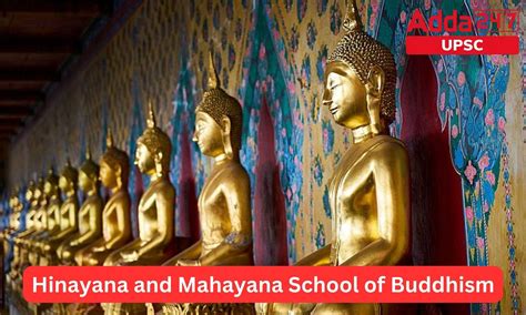 Hinayana And Mahayana School Of Buddhism Concepts And Difference