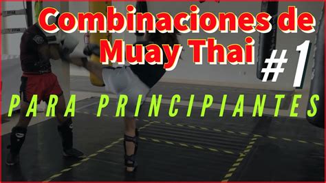 Combinaciones básicas de muay thai 1 Escuela de Muay thai para