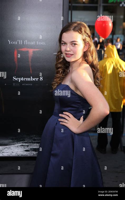 Megan Charpentier At The World Premiere Of Warner Bros Pictures And New Line Cinema S It Held