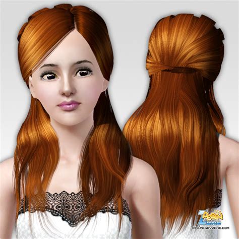 Sims 4 Half Up Hair