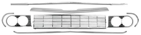 Restoparts Grille Kit Malibu Chevelle El Camino Opgi