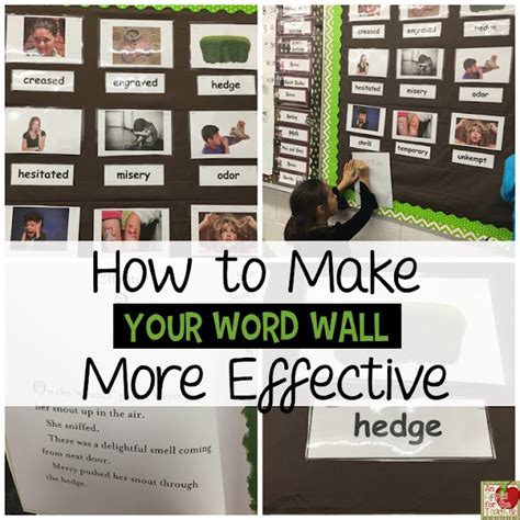 An Apple For The Teacher: How to Make Your Word Wall More Effective