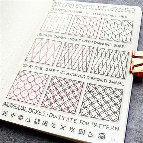 How To Create Dot Grid Patterns Dot Grid Journal Grid Journals