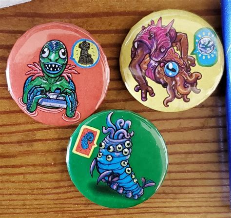 Monster Button Set On Storenvy