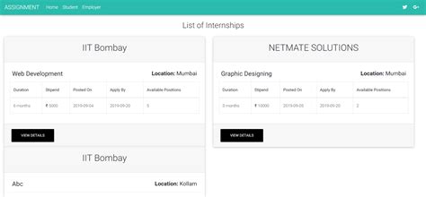 Internship Management System In PHP With Source Code Source Code