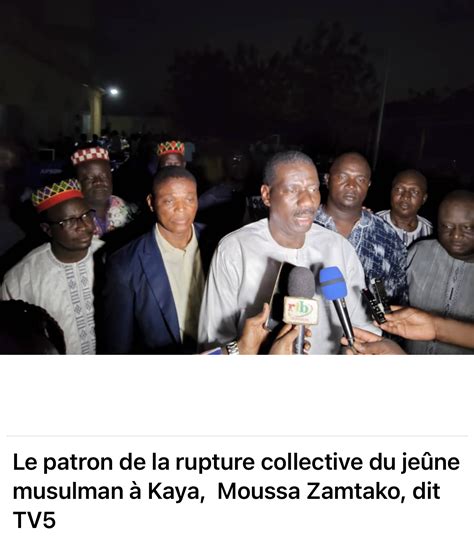 Rupture collective du jeûne musulman Burkina Remparts renforce la