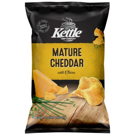 Kettle Chip Company Mature Cheddar With Chives Reviews Black Box