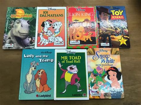 Disney Ladybird Books Dinosaur Toy Story Lion King Toad Of Toad