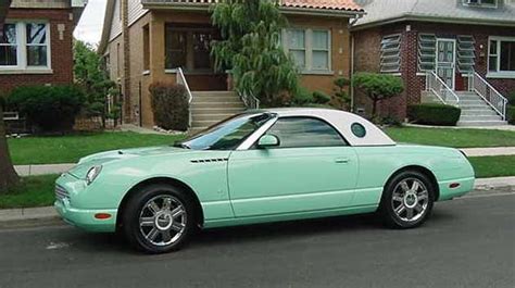 Mint Green Ford Thunderbird Amazing Ford Thunderbird Beautiful Cars