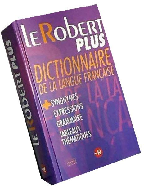 dictionnaire de la langue française LE ROBERT PLUS Luckyfind