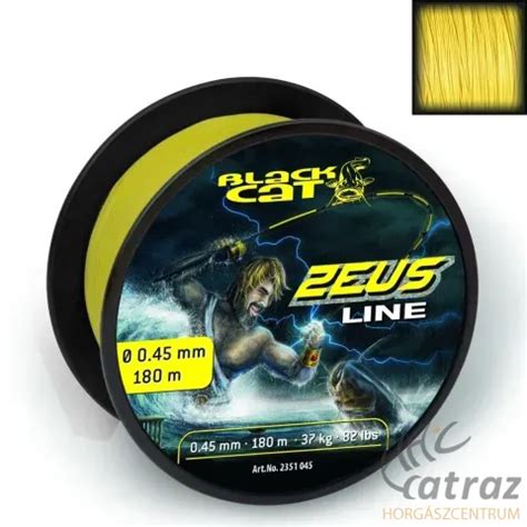 Black Cat Harcs Z Fonott Zsin R Black Cat Zeus Line Braid M