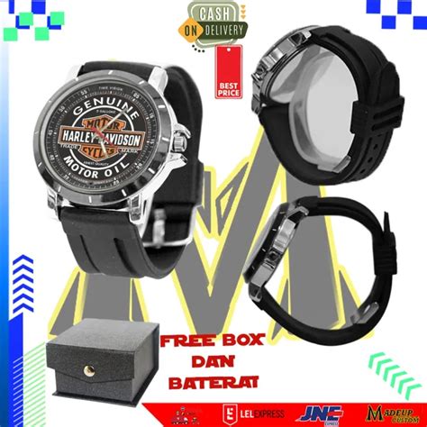 Jam Tangan Rubber Custom Harley Davidson Terbaru Lazada Indonesia