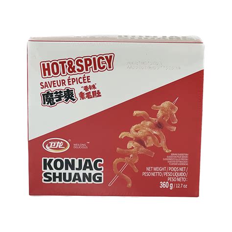 Konjac Snacks Hot Spicy G Wei Long China