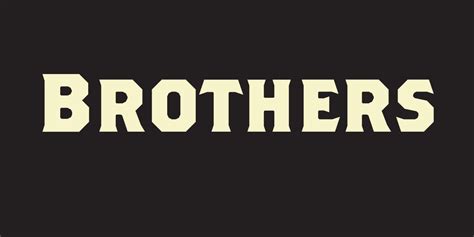 Brothers Font