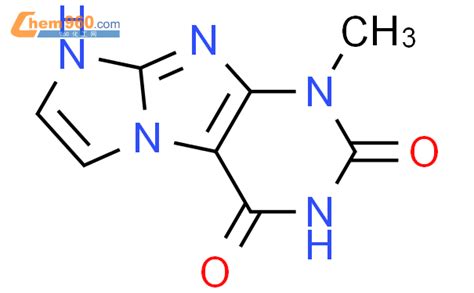 123496 52 6 1H Imidazo 2 1 f purine 2 4 3H 8H dione 1 methyl CAS号