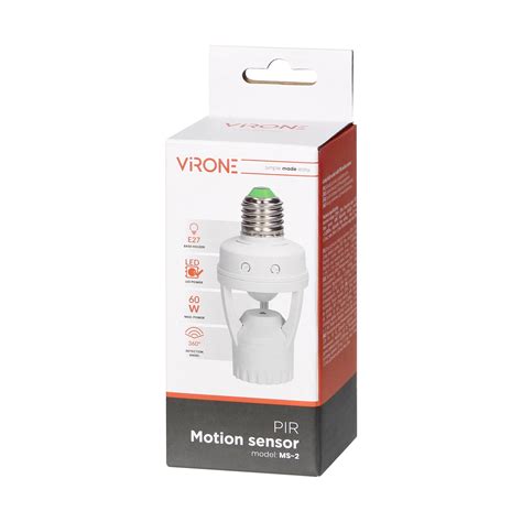 Soclu Bec Cu Senzor De Miscare 360 ° Orno Virone Ms 2 E27 60w