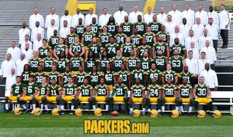 The Whole Packer Team Green Bay Packers Pictures Green Bay Packers