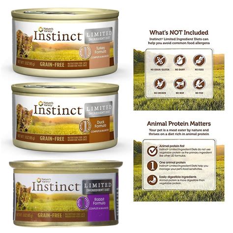 Natures Variety Instinct Limited Ingredient Diet Canned Cat Food