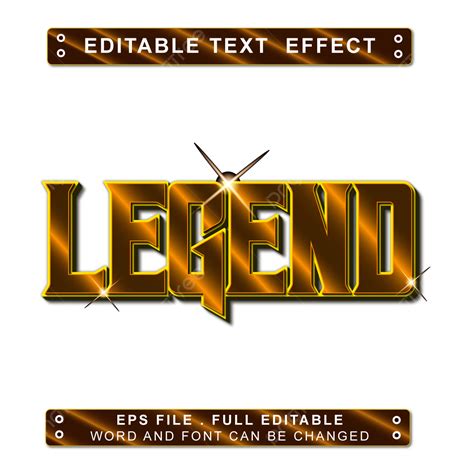 Legend Text Effect Editable Text Effects Typography Text Png And