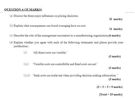 Solved Question 4 25 Marks A Discuss The Three Major