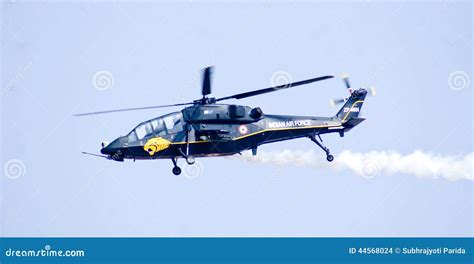The Light Combat Helicopter On Maiden Flight During Aero India Show