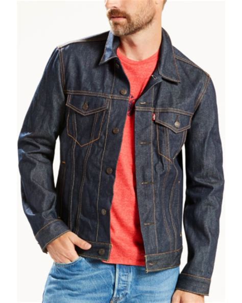 Levi S Men S Indigo The Trucker Denim Jacket Boot Barn