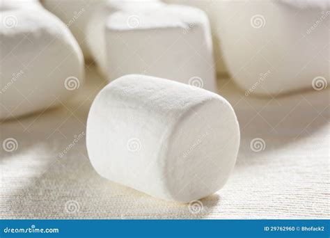 Delicious White Fluffy Round Marshmallows Stock Photo Image Of Puffy