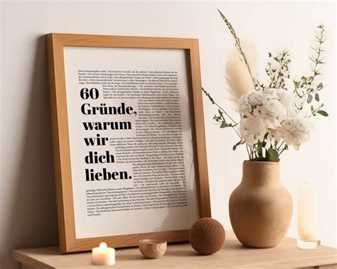 Gr Nde Warum Wir Dich Lieben Geburtstag Geschenk Geburtstag