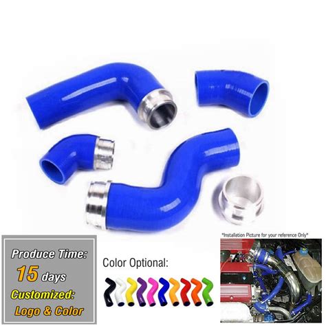 Silicone Intercooler Induction Intake Turbo Boost Hose Kit For Vw Golf