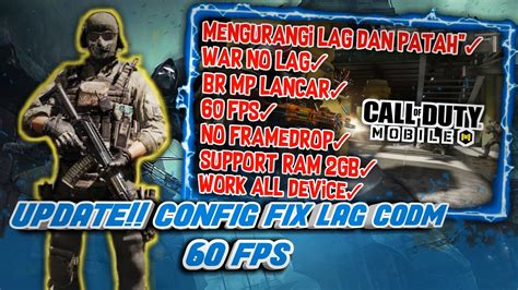 Update Config Fix Lag Codm Fps Call Of Duty Mobile Youtube