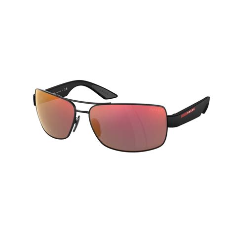 Prada Linea Rossa Ps Zs Bo A Matte Black Sunglasses Man