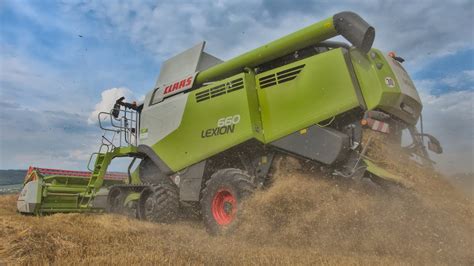 Dreschen 2020 Sonnenuntergang 4K Claas Lexion 660 TT LU Lindt