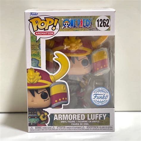 Funko Pop Armored Luffy Exclusive Collectible Figure Animation One